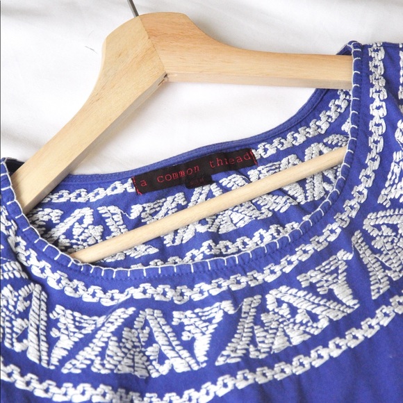 Anthropologie Embroidered Tee - Size M - Picture 3 of 3